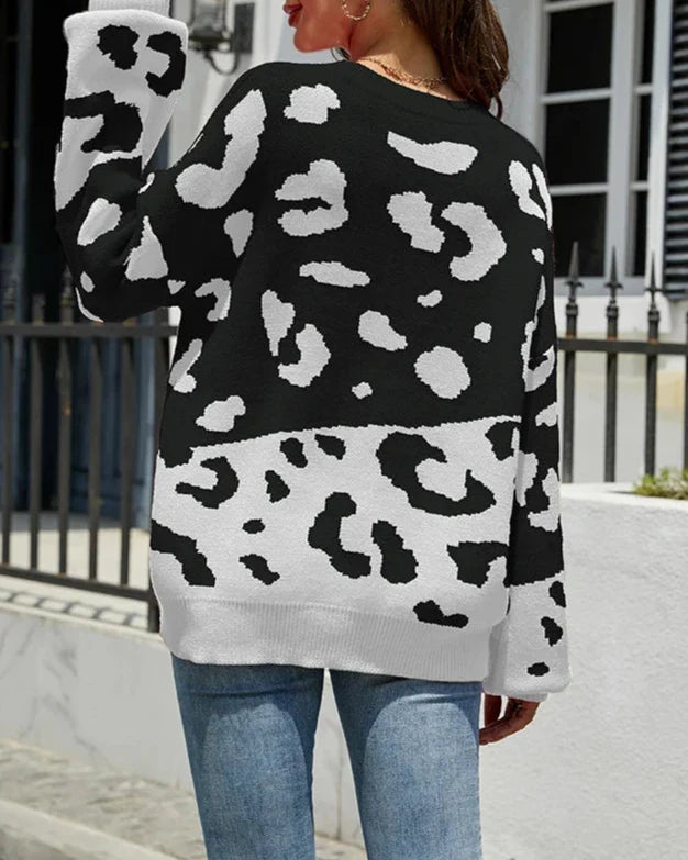 Leopard Print Sweater