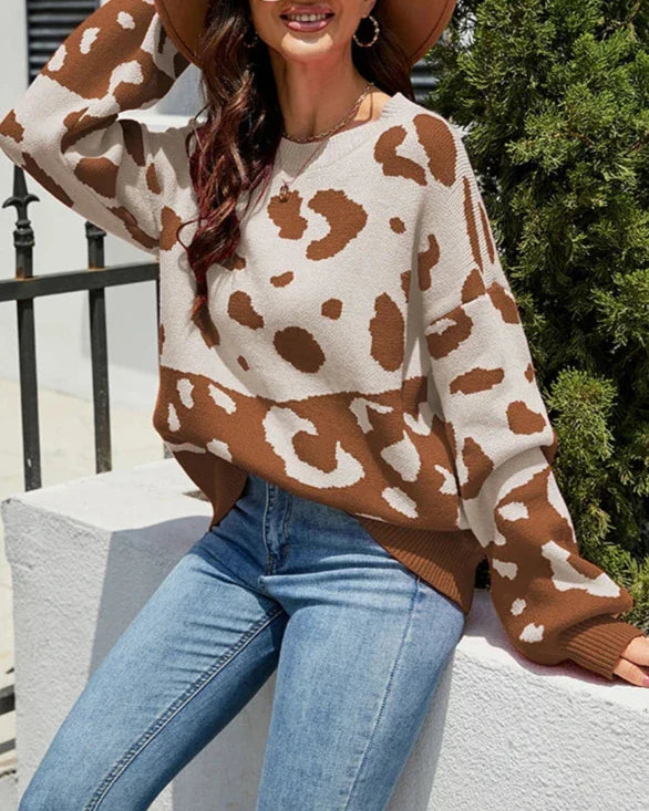 Leopard Print Sweater