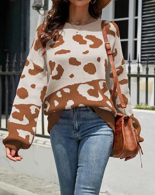 Leopard Print Sweater