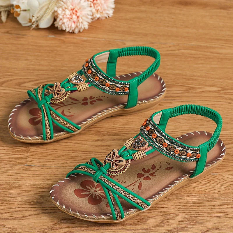 Floral Charm Sandals