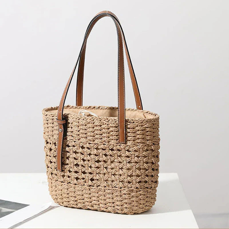 Straw Tote Bag