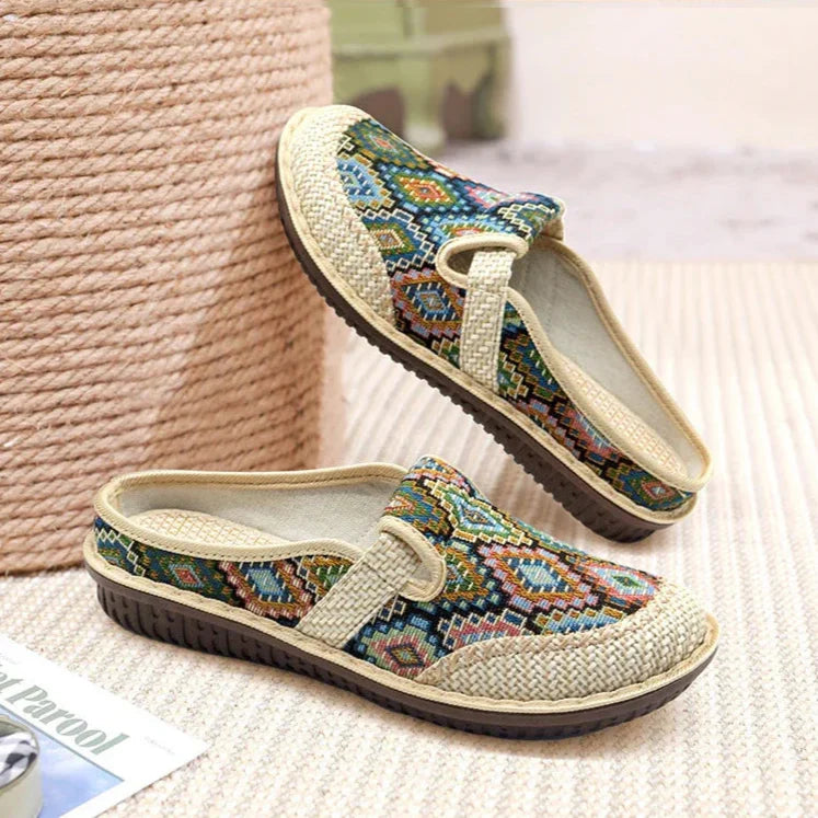 Ethnic Boho Slides