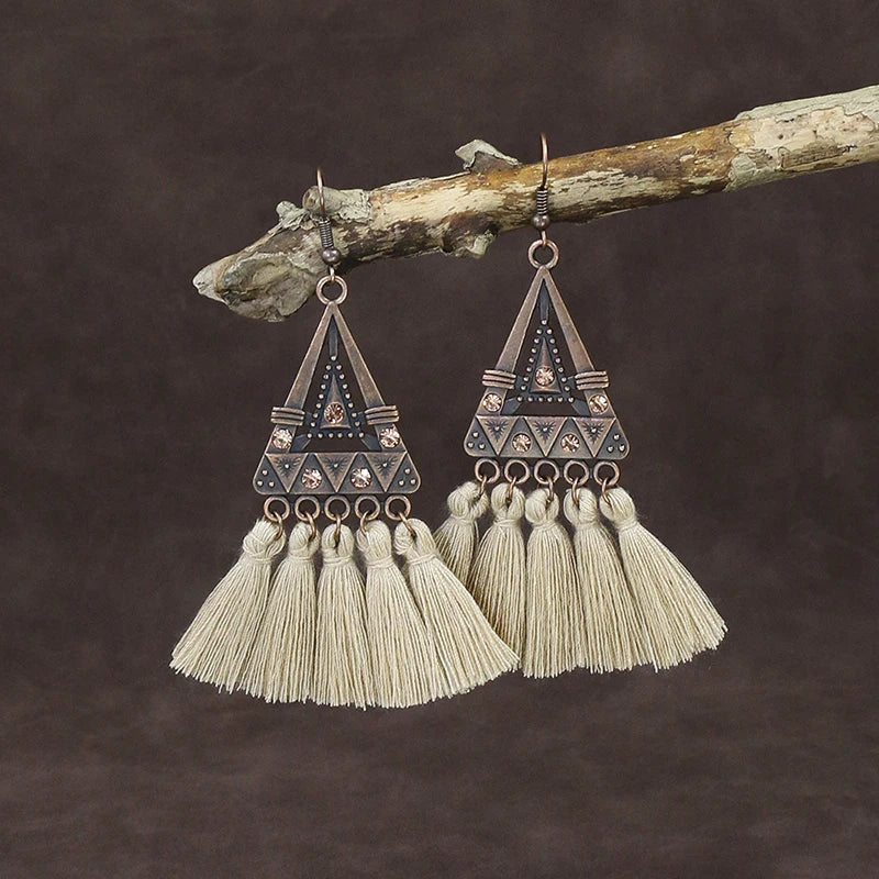 Wooden Drop Dangle Earrings