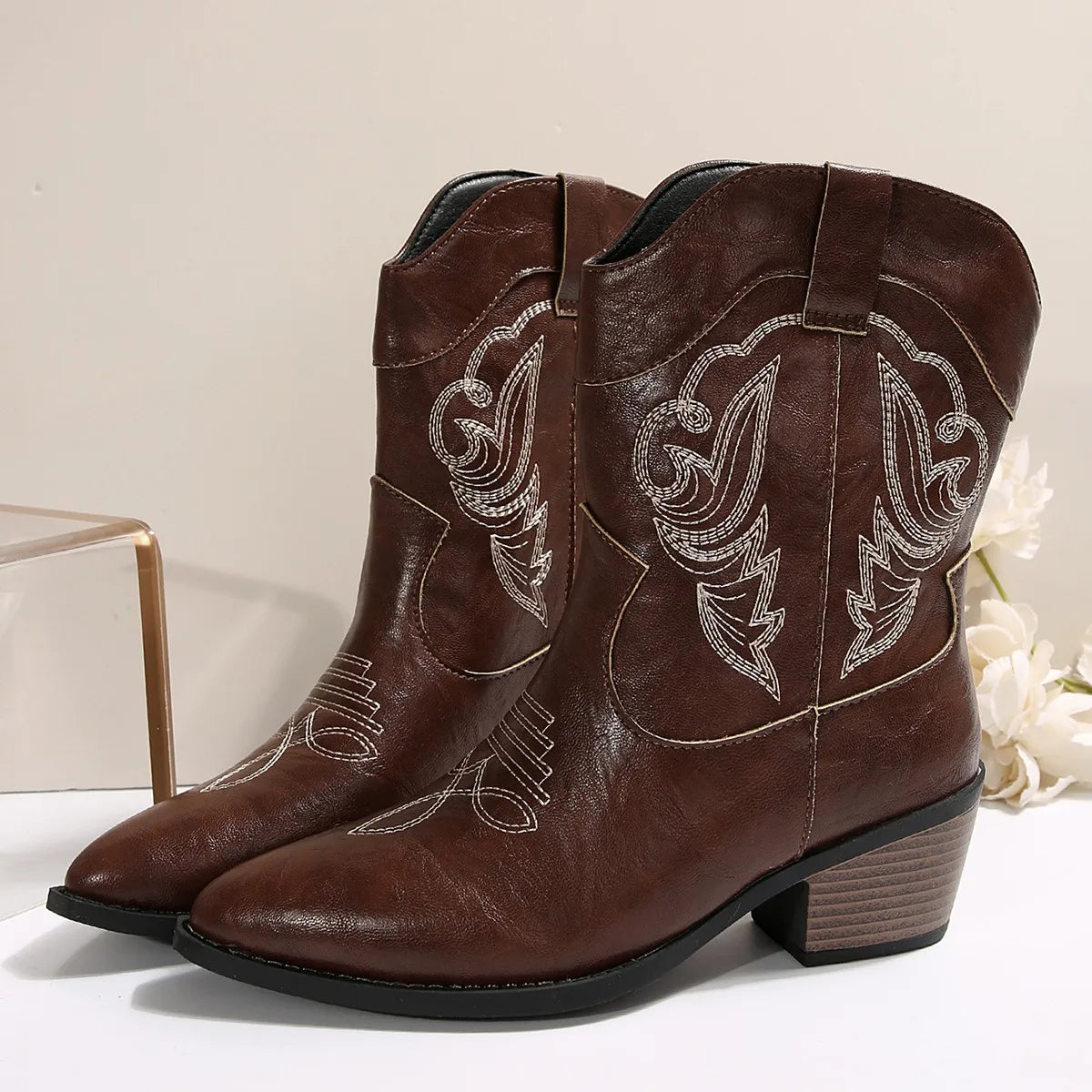 Western Embroidered Boots