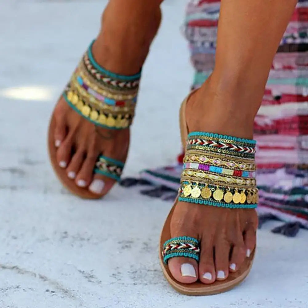 Boho Tassel Flops