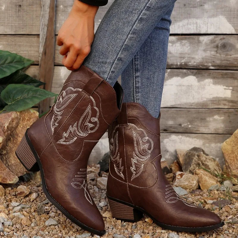 Western Embroidered Boots