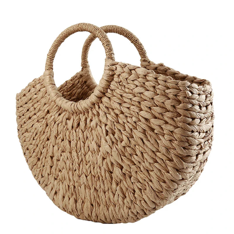 Boho Woven Tote Bag