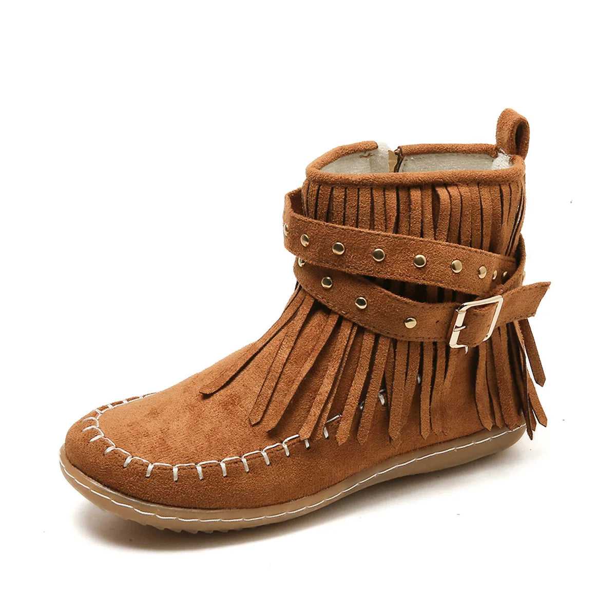 Fringe Suede Boots