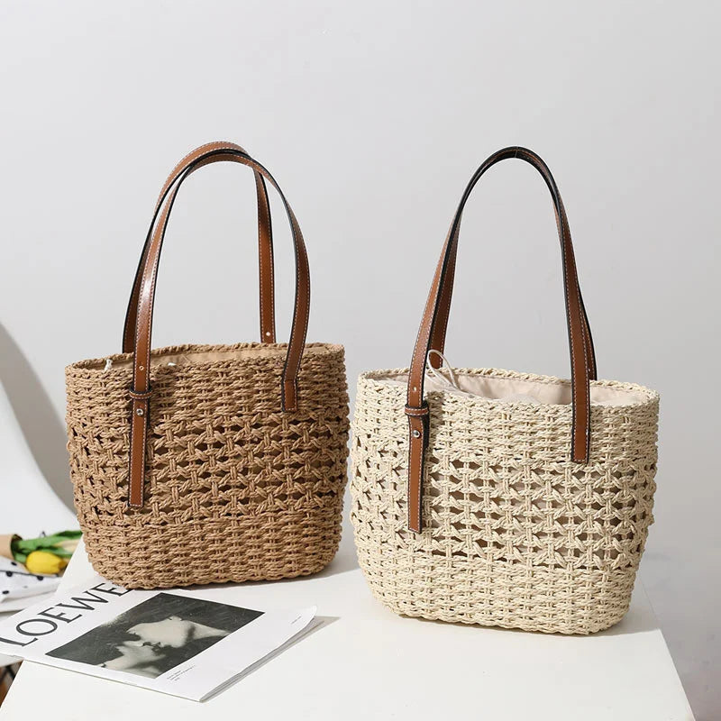 Straw Tote Bag