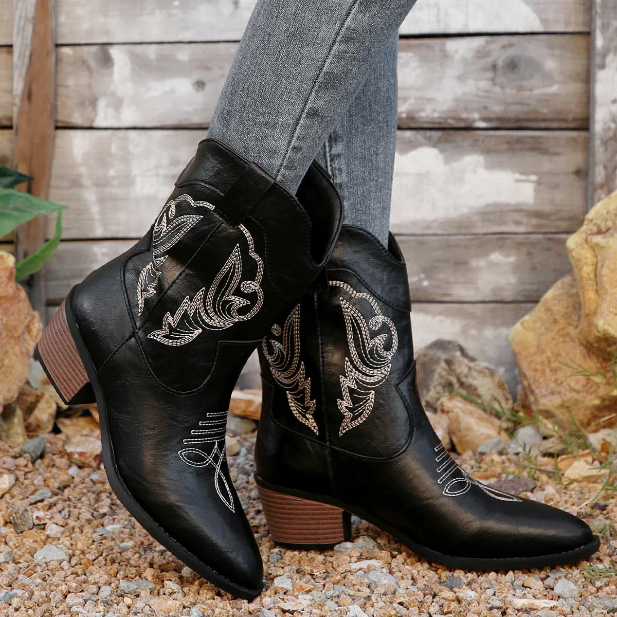 Western Embroidered Boots