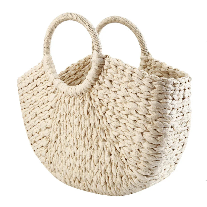 Boho Woven Tote Bag