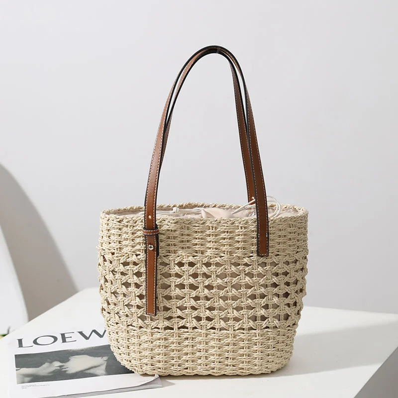 Straw Tote Bag