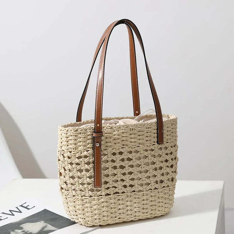 Straw Tote Bag