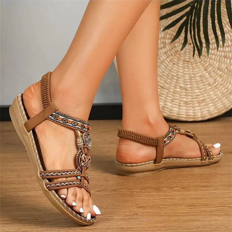 Floral Charm Sandals