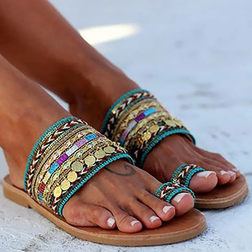 Boho Tassel Flops