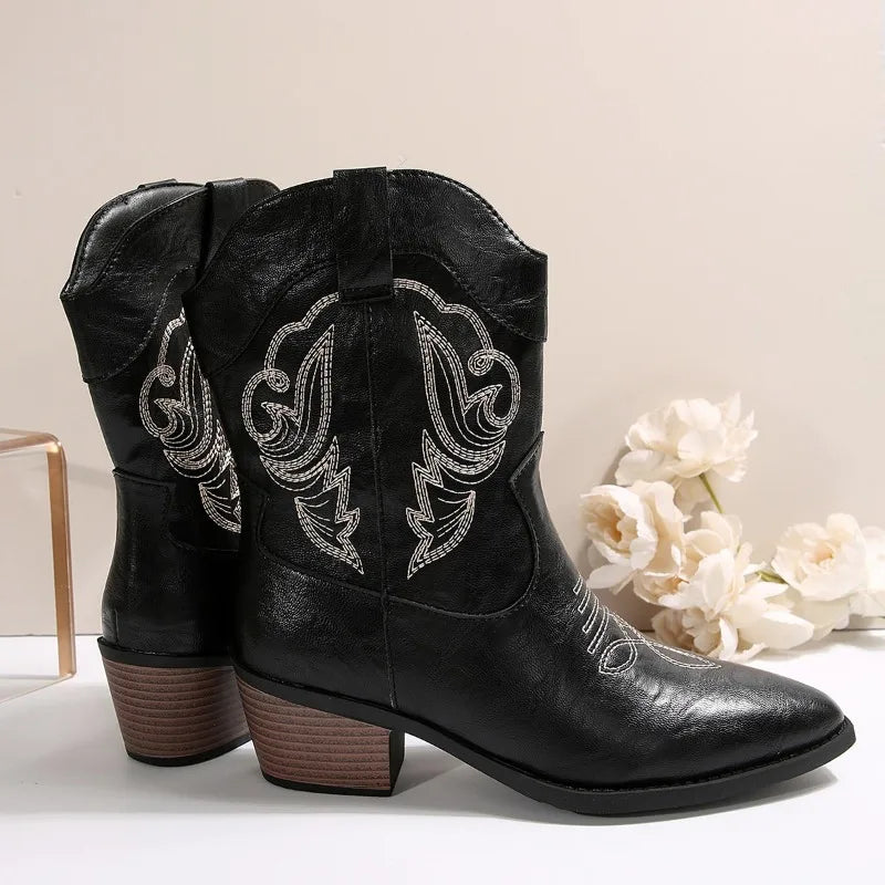 Western Embroidered Boots