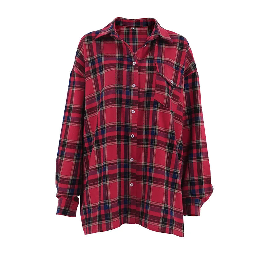 Oversized Plaid Shirt