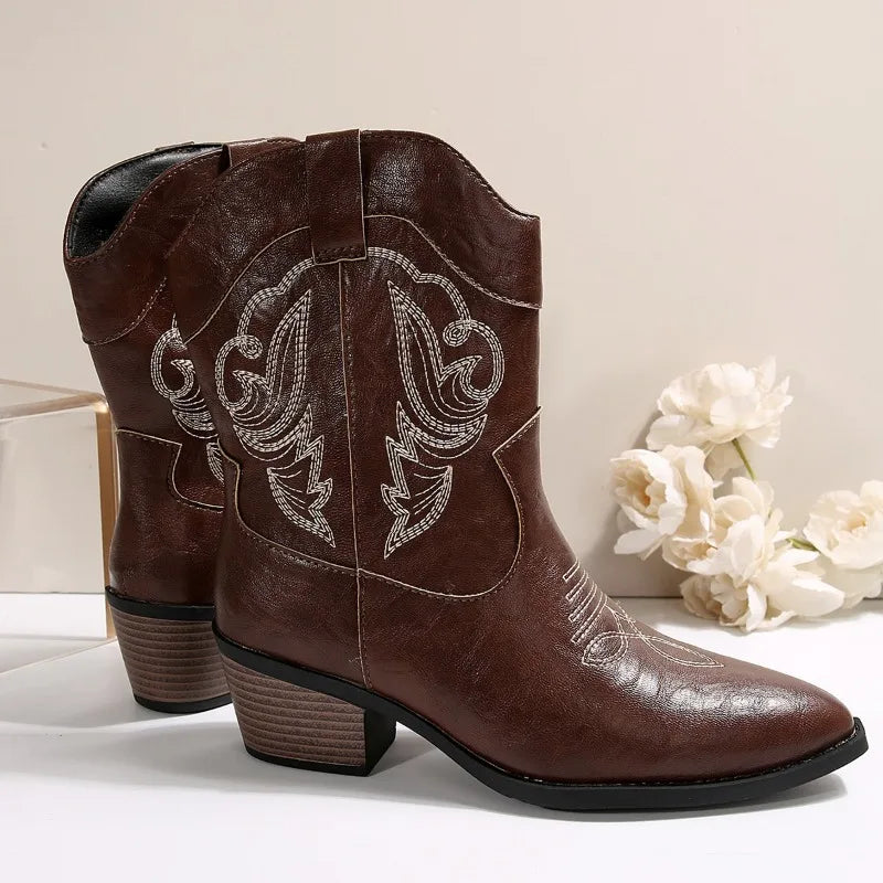 Western Embroidered Boots